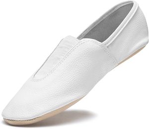 Customised Gymnastic Performance Wear for Adults Kids <strong>Black</strong> White Leather Rubber Sole <strong>Dress</strong> Stage Wear for Ballet <strong>Dance</strong> - Product Image 5
