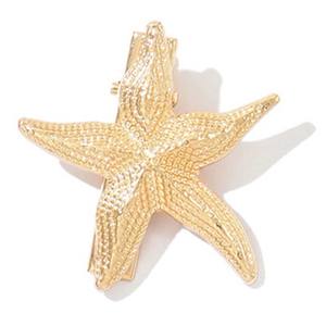 INS Style Alloy Duckbill Hair Clips with Starfish Shell Design-High-End Niche Hair Accessories - Product Image 2