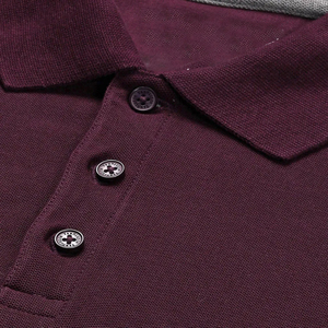 Meilleure qualité hommes pour polos haut tendance respirant séchage rapide Anti-rides toile solide dernière arrivée vente chaude - Product Image 4