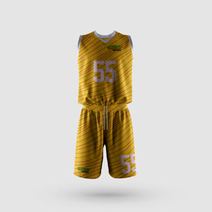 Diseño personalizado Ropa deportiva transpirable Reversible Baloncesto Jersey Set Impreso Sublimación personalizada Uniforme de baloncesto - Product Image 3