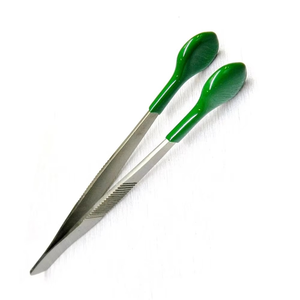 Pince à épiler en acier inoxydable finition mate professionnelle 4.5 \ "Style classique pour piercing au ventre bijoux de corps - Product Image 5