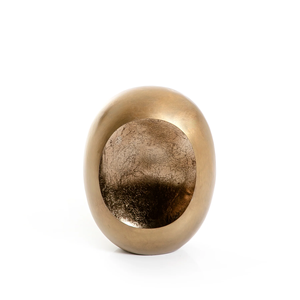 Golden Metal <b>Flower</b> <b>Vase</b> Hot <b>Sale</b> Tabletop Decorating Home Indoor and Outdoor Decorative Medium Size <b>Flower</b> Pot Bowl Shape - Product Image 1