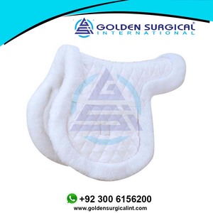 Vente en gros de tapis de selle tout usage à profil haut doublure en polaire bords roulés rembourrée en polaire occidentale - Product Image 2