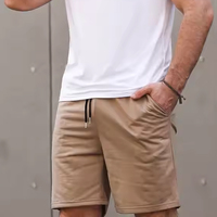 Conjunto de Verano para Hombre de Dos Piezas, Camisa de Manga Corta y Pantalones Cortos de Tejido de Punto de Algodón/Poliéster, Personalizado con Impresión por Transferencia de Calor, Secado Rápido