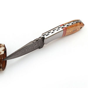 Couteau de chasse en acier inoxydable personnalisé OEM dans des couteaux japonais Style vente en gros couteaux de chasse de camping en plein air - Product Image 2