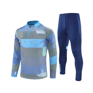 Chándal de invierno personalizado para hombre, chándal transpirable para correr con cremallera, conjunto informal de talla grande para hombre - Product Image 1