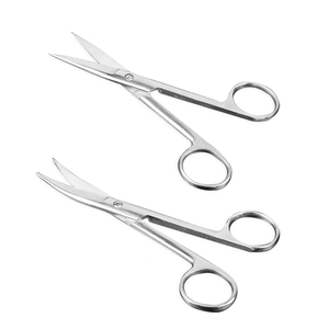 Enfermería de acero médico recto curvo vendaje de emergencia Primeros Auxilios enfermera quirúrgica veterinaria belleza maquillaje tijeras - Product Image 4