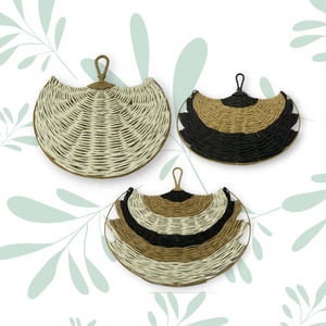 ที่แขวนติดผนังสไตล์โบฮีเมียนดอกไม้แบบทันสมัยสำหรับบ้านไร่ไม้เน้นข้อความ - Product Image 2