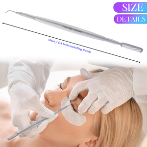 New Arrival Lash Lift <b>Tool</b> Metal Multi Purpose Dual Sided Nonslip Grip 45 Degree Pointed Tip with Cut Perfect Perm Rods - Product Image 4