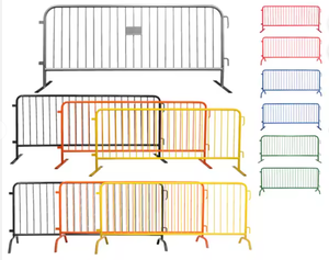 รั้วกั้นคนเดินแบบเคลือบผงเหล็ก ขนาด 1100x2500 มม. ขายส่งจากโรงงาน ราคาพิเศษ ควบคุมฝูงชน ขายส่งจำนวนมาก อินเดีย Sparxwizz Engineering - Product Image 1