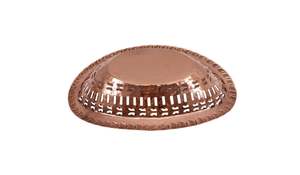 Envoi en vrac pur cuivre ovale pain panier perforé plats de service Restaurant hôtel maison boulangerie cafés bar fêtes de mariage - Product Image 5