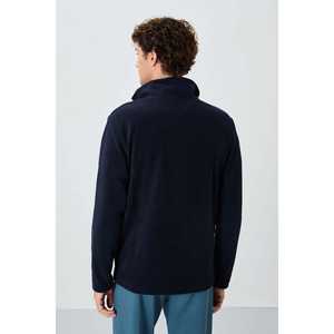 Sudadera Hardy para Hombre en Azul Marino, Corte Estándar, 100% Forro Polar de Poliéster-88299 - Product Image 1