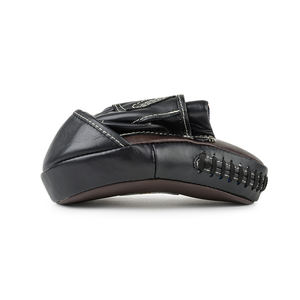 ปากีสถานโรงงานขายส่งมวยโฟกัสแผ่นสีดำธรรมดาย้อมออกแบบนวมกับบริการ OEM - Product Image 2