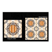 Carreaux de sol en céramique de finition brillante de 396x396mm pour la décoration murale de cuisine à la maison de beaux designs avec une qualité durable