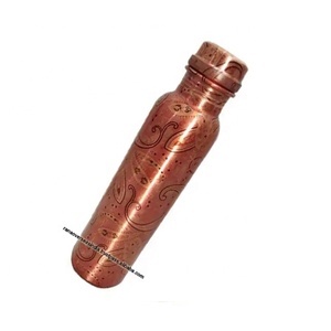 Super Premium Quality Latest Design Wide Mouth Copper <b>Water</b> <b>Bottle</b> for Office Sports & Ayurvedic Health Benefits - Product Image 5