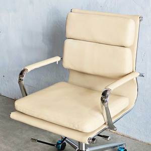 Silla de Oficina Ergonómica con Altura Ajustable y Reposacabezas, Diseño Minimalista, Tapicería de Tela para Oficina en Casa - Product Image 3