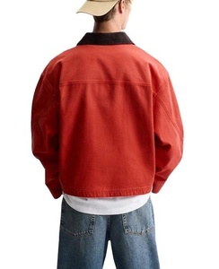 Chaqueta de trabajo de lona con múltiples bolsillos de seguridad protectora duradera, ropa de trabajo Industrial más vendida, chaqueta de invierno para exteriores - Product Image 3