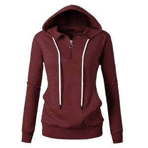 2025 New Style <b>Women's</b> Stand Collar Jacket Full Zip Cropped <b>Sweatshirt</b> <b>Long</b> Sleeves Turtleneck Short Hood Casual Winter Jacket - Product Image 1