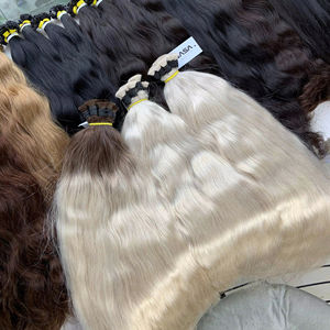 Extensiones de cabello Remy vietnamita blanqueado Super doble calidad Premium textura suave y sedosa acabado ondulado sin enredos - Product Image 1