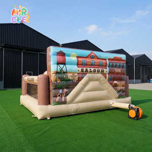 Combo castillo hinchable comercial con doble tobogan y piscina, bouncy castle jumper para <span class=keywords><strong>alquiler</strong></span> de fiestas infantiles - Product Image 2