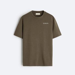 250 GSM Heavyweight Boxy Style Boxy Fit Camisetas para hombres Hechas en algodón orgánico Premium - Product Image 4