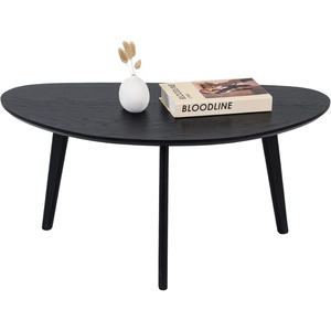 Metal Heavy Base Black Color Coffee Side <b>Table</b> Modern Design for Your Living Room or Lounge Space - Product Image 5