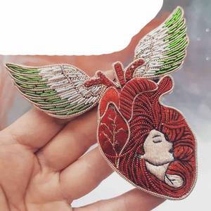 Accessoires en tissu Feuille Cut daana Patch-Cuivre - Product Image 6