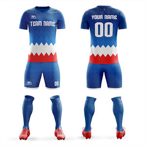 ชุดฟุตบอลสีเขียวแบบซับลิเมชั่นเต็มตัวสำหรับผู้ใหญ่ แห้งเร็ว พร้อมพิมพ์โลโก้ ผลิตในประเทศไทย - Product Image 6