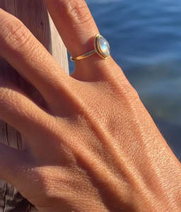 Anillo Abierto de Plata de Ley con Corte Princesa, Joyería Fina Original para Mujer, Piedras Mixtas, Diseño de Pluma, Estilo Cristiano, Ideal para Bodas - Product Image 2