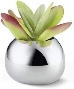 แจกันดอกไม้ทำจากสเตนเลสดีไซน์ใหม่สำหรับตกแต่งห้องนั่งเล่นทำด้วยมือ - Product Image 1