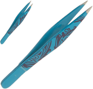 KAAMIR INSTRUMENTS-Pincettes à sourcils en acier inoxydable, pointe pointue, écologique, légères et réutilisables, vente en gros - Product Image 2