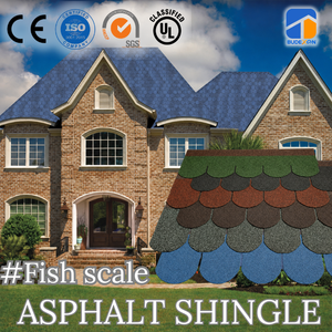 Bardeaux d'asphalte à écailles de poisson économiques pour les constructeurs, les entrepreneurs et les marchés internationaux de matériaux de toiture - Product Image 2