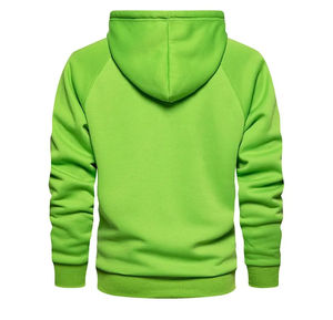 Sweat-shirt à col rond en coton lourd pour hommes, vente en gros OEM, polaire d'hiver avec logo personnalisé, motif de designer, uni, teint, doublé - Product Image 3