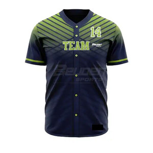 Uniforme de Béisbol Personalizado con Logotipo, Tallas Grandes, 100% Poliéster, Último Diseño, Transpirable, Precio Económico, Ropa de Equipo, Superventas - Product Image 4