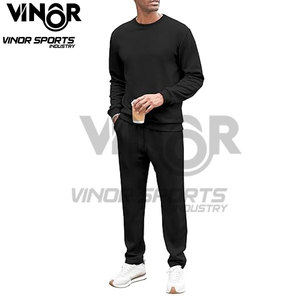 ชุดออกกำลังกายเล่นยิม2ชิ้นของผู้ชายชุดครอปมีฮู้ดโอเวอร์ไซส์ทำจากผ้าฝ้ายออร์แกนิกเสื้อครอปมีดีไซน์พิมพ์ลายสำหรับฤดูหนาว - Product Image 2