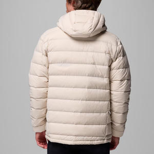 Veste matelassée à manches longues pour homme avec couleur unie et logo personnalisé, service OEM, prix de gros, avec capuche et poche, prix avantageux - Product Image 2