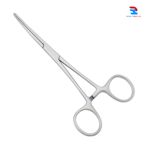 Manual curvo 6,25 \ "médico veterinario fórceps de acero inoxidable quirófano quirúrgico Pean Artery Rochester Pean Forceps - Product Image 1