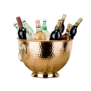 Tina de cerveza de cobre y acero para decoración de fiesta al aire libre grande, vajilla decorativa de acero inoxidable para botellas de cerveza - Product Image 2