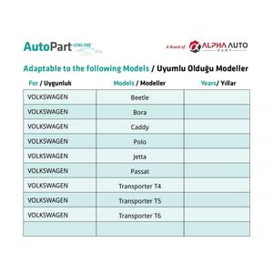 Clips de Tapicería Gris Oscuro para VW Beetle, Bora, Caddy, Polo, Jetta, Passat, T4, T5, T6 - 50 Piezas - Product Image 5