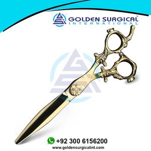 Juego de Tijeras Doradas de Alta Calidad de 6 Pulgadas, Varias Tijeras de Refinación, Tijeras de Corte y Entresacar Japonesas para Barberos - Product Image 4