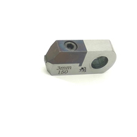 Outil de facettage Posalux 3mm 150, forme plate en V, en acier inoxydable, grande machine, outil diamanté pour la fabrication de bagues et de bracelets en or