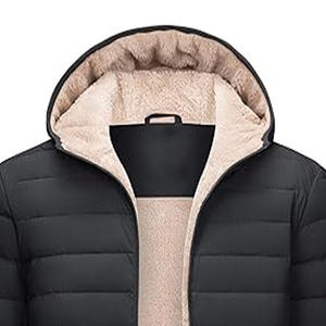 Veste d'hiver matelassée pour hommes avec motifs personnalisés Design à bulles décontracté avec décoration personnalisée Service OEM téléchargé par Dress Sports - Product Image 2
