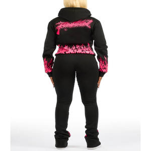 <b>Women</b> Jogging Suit Tracksuit <b>Cargo</b> Pocket Set Soft Comfortable Breathable Sportswear for Gym Fitness Running - Product Image 3