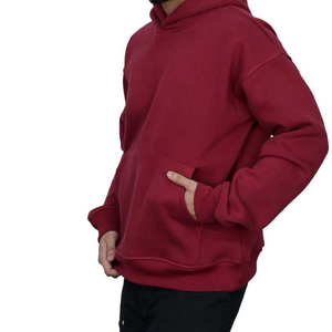 เสื้อฮู้ดดี้ผู้ชายแฟชั่นสุดเทรนดี้ สีพื้น ทรงโอเวอร์ไซส์ สไตล์สวมหัว ราคาสุดคุ้มสำหรับสตรีทแวร์คุณภาพสูง - Product Image 5