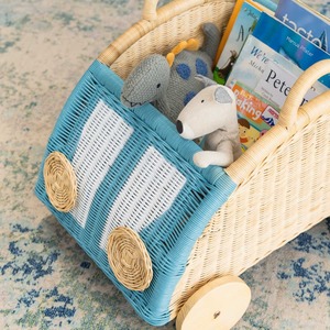 Panier de rangement multifonction écologique en rotin naturel Archie - Product Image 3