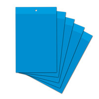 Piège à mouches jetable en carton solide jaune et bleu suspendu de 25x40 cm, planche collante imperméable, contrôle des parasites écologique, collant pour thrips