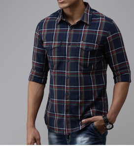 Trendy Cotton Checked <b>Shirts</b> <b>for</b> <b>Men</b> and Boys Soft Breathable Fabric Ideal <b>for</b> Daily Wear Office and Casual Look - Product Image 1