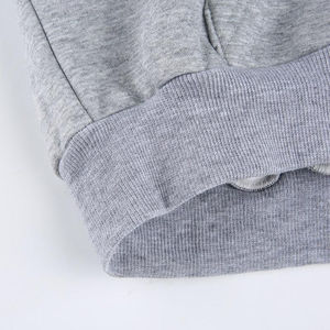 Factory Price Ladies Loose Long Sleeve Pullover Cotton Blank Oversize OEM Custom <b>Crop</b> <b>Top</b> Women's Hoodies for Autumn - Product Image 4