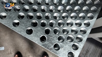 Tôle perforée en acier au carbone, plaque perforée galvanisée pour écran de sécurité de machine, épaisseur 1 mm-5 mm