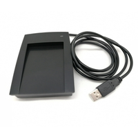 Pembaca Kartu RFID USB 125kHz, Pembuat Kartu, Pembaca Cerdas, Bahan ABS, Hanya Baca Dengan Perangkat Lunak